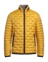 Milestone Man Puffer Mustard Size 44 Polyester, Polyamide In Yellow