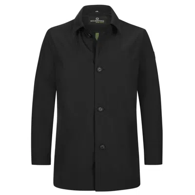 Pre-owned Milestone Men's Jacket Coat Msmorgan Black 41040260365 99