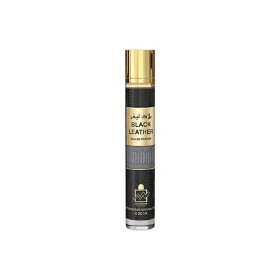 Milestone Unisex Black Leather Edp Spray 0.67 oz Fragrances 6294021903974