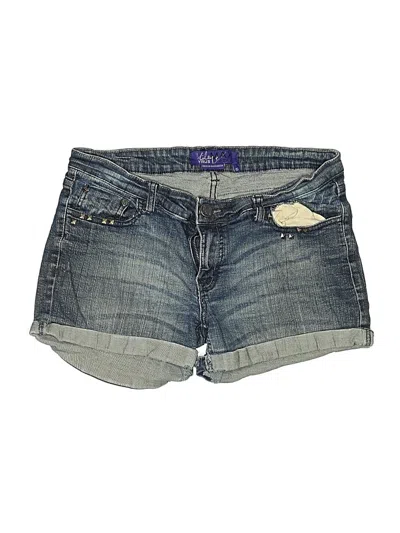 Pre-owned Miley Cyrus & Max Azria Denim Shorts In Blue