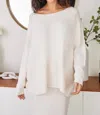 Milio Milano Asymmetrical Sweater In Ivory In Multi