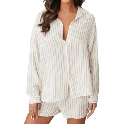 Milio Milano Camryn Top In Camel In Brown