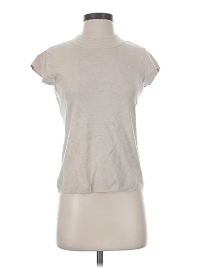 Pre-owned Milio Milano Short Sleeve Turtleneck In Gray