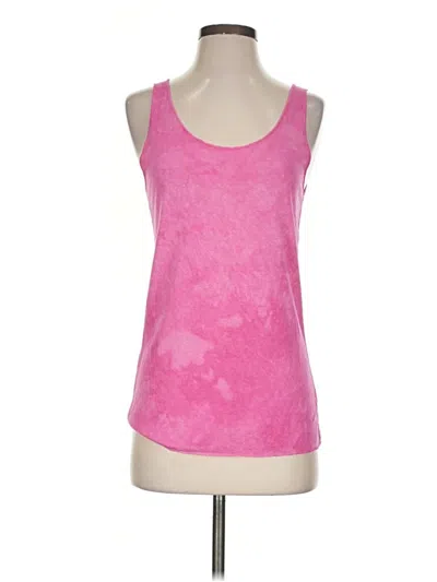 Pre-owned Milio Milano Tank Top Pink Strapless Neckline Tops
