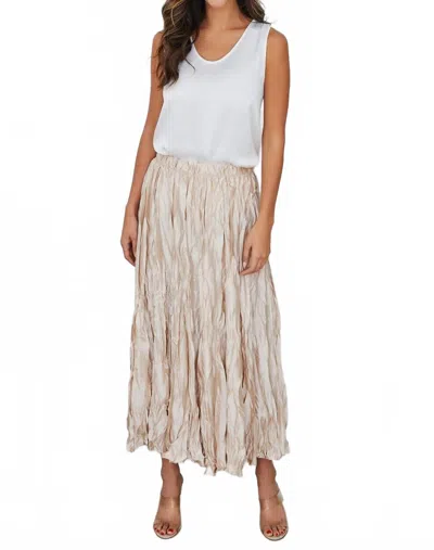 Milio Milano The Honey Skirt In Beige In Neutral