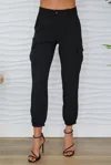 Milio Milano Trouser Cargo Pant In Black In Black