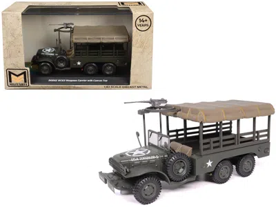 Militaria Die Cast Dodge Wc63 S Carrier With Canvas Top Olive Drab "united States Army" 1/43 Diecast Model By Militaria In Green
