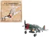 Militaria Die Cast Republic P-47 Thunderbolt Fighter Aircraft "lt. Col. Francis S. "gabby" Gabreski" United States Army