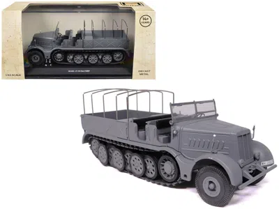 Militaria Die Cast Sd. Kfz. 9 18-ton Famo Afv Gray "german Army" 1/43 Diecast Model By