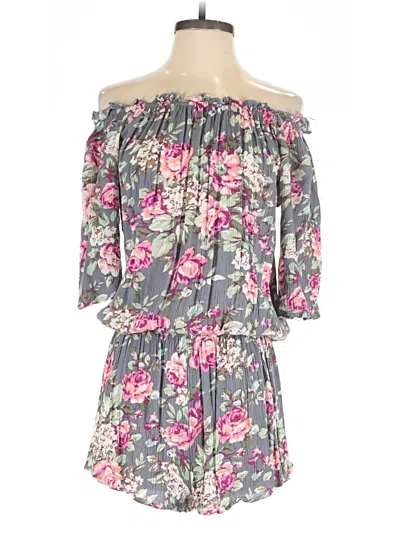 Pre-owned Military Hippie Romper In Gray