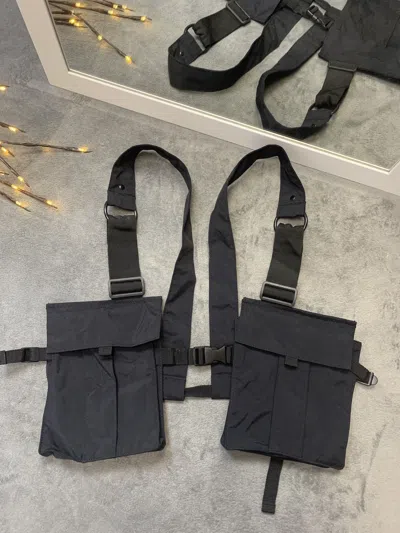 Pre-owned Military Multipocket Vests Bag Tactical Techwear Opium In Black