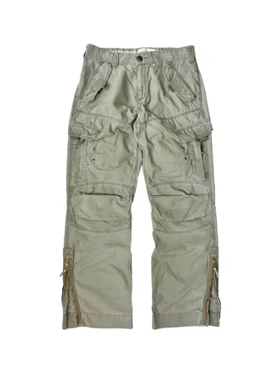 Pre-owned Military X Vintage Cargo Pants Junya Watanabe Style In Khaki
