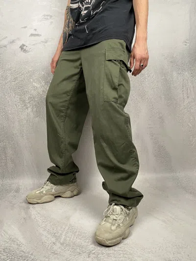 Pre-owned Military X Vintage Military Cargo Pants Mil-tec 90's Japanese In Green