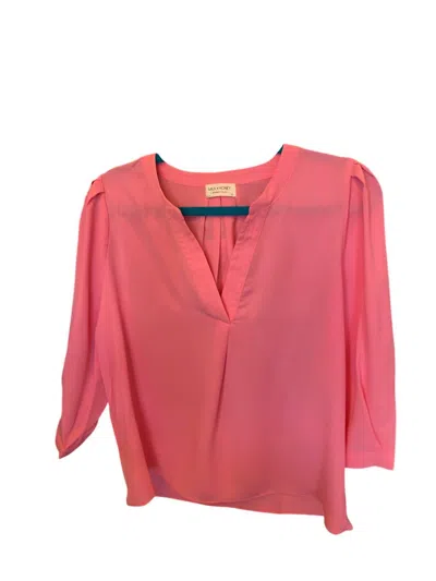 Milk & Honey Women's Solid Out Blouse In Pink