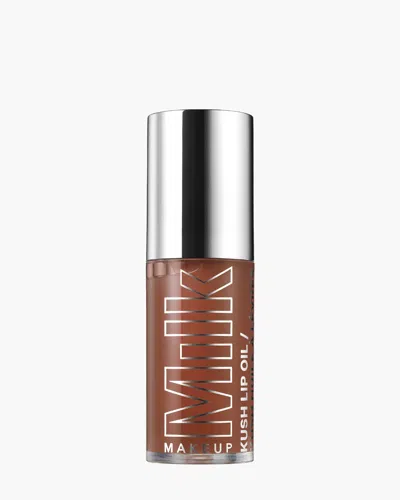Milk Makeup Kush Sheer Hydrating Lip Oil In Chocolate Cake - Chocolate Brown With A Cocoa Flavor