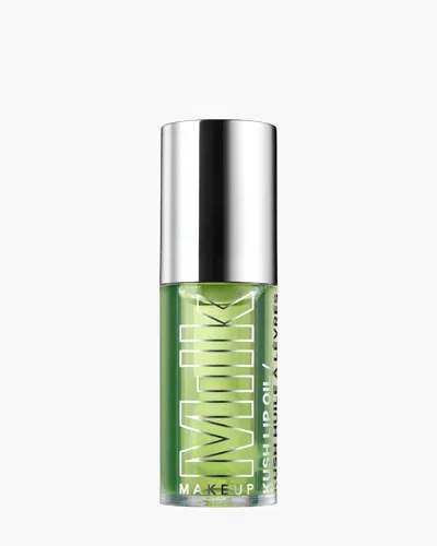 Milk Makeup Kush Sheer Hydrating Lip Oil In Green Dragon - Clear With A Sage And Peppermint Flavor