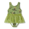 Milkbarn Babies'  Ballet Skirt Swimsuit