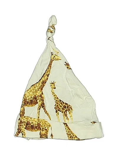 Pre-owned Milkbarn Babies' Beanie Hat In White