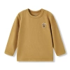 Milkbarn Kids'  Brushed Long Sleeve T-shirt In Brown