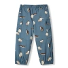 Milkbarn Cargo Windbreaker Pants In Blue