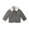 Milkbarn Kids'  Corduroy  Reversible Jacket