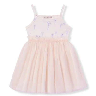 Milkbarn Babies'  Cotton Stretch Ballet Dress In Multi