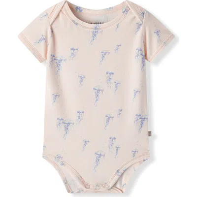 Milkbarn Kids'  Cotton Stretch One Piece In Pink