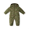 Milkbarn Kids'  Down Jumpsuit In Brown