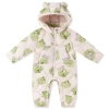 Milkbarn Kids'  Down Jumpsuit In Green