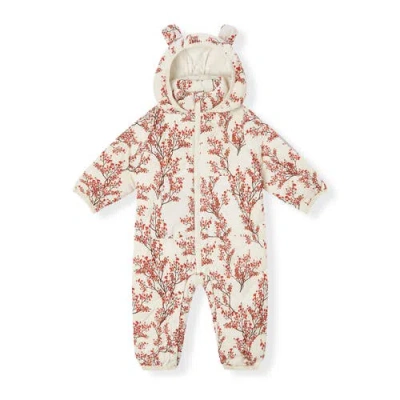 Milkbarn Kids'  Down Jumpsuit In Purple