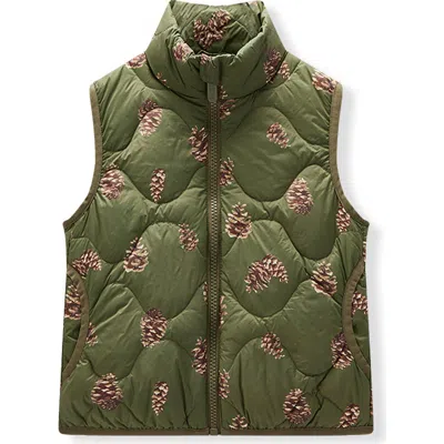 Milkbarn Kids'  Down Vest In Brown