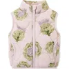 Milkbarn Kids'  Down Vest In Green