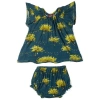 Milkbarn Kids'  Dress And Bloomer Set