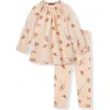 Milkbarn Babies'  Dress And Legging Set In White