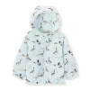 Milkbarn Hooded Sun Shield Windbreaker In Blue