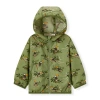 Milkbarn Kids'  Hooded Sun Shield Windbreaker In Green