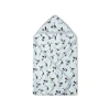 Milkbarn Hooded Swaddle In Gray