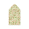 Milkbarn Babies'  Hooded Swaddle In Pink