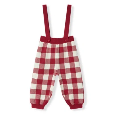 MILKBARN MILKBARN KNIT SUSPENDER PANTS