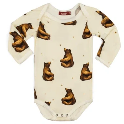 Milkbarn Kids'  Long Sleeve One Piece