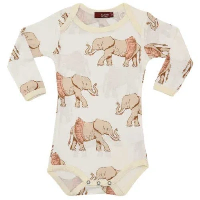 Milkbarn Kids'  Long Sleeve One Piece