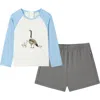 Milkbarn Long Sleeve Shirt And Trunks Swim Set