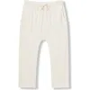 Milkbarn Kids'  Luxe Solid Jogger In White