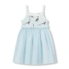 Milkbarn Luxe Stretch Ballet Dress In Gray