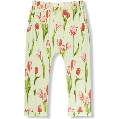 Milkbarn Kids'  Luxe Stretch Jogger In Green