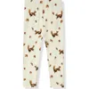 Milkbarn Luxe Stretch Legging In Brown