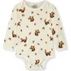 Milkbarn Babies'  Luxe Stretch Long Sleeve One Piece In Multi