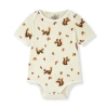 Milkbarn Kids'  Luxe Stretch One Piece In Brown