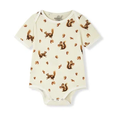 Milkbarn Kids'  Luxe Stretch One Piece In Brown