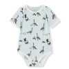 Milkbarn Kids'  Luxe Stretch One Piece In Gray